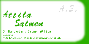 attila salmen business card